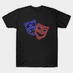 Comedy & Tragedy Masks T-Shirt